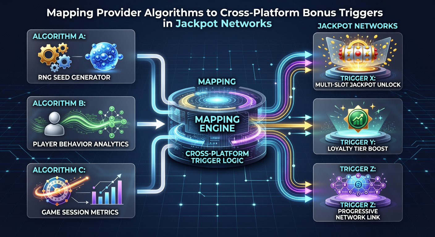 Technical flowchart of cross-platform bonus trigger mapping in jackpot systems