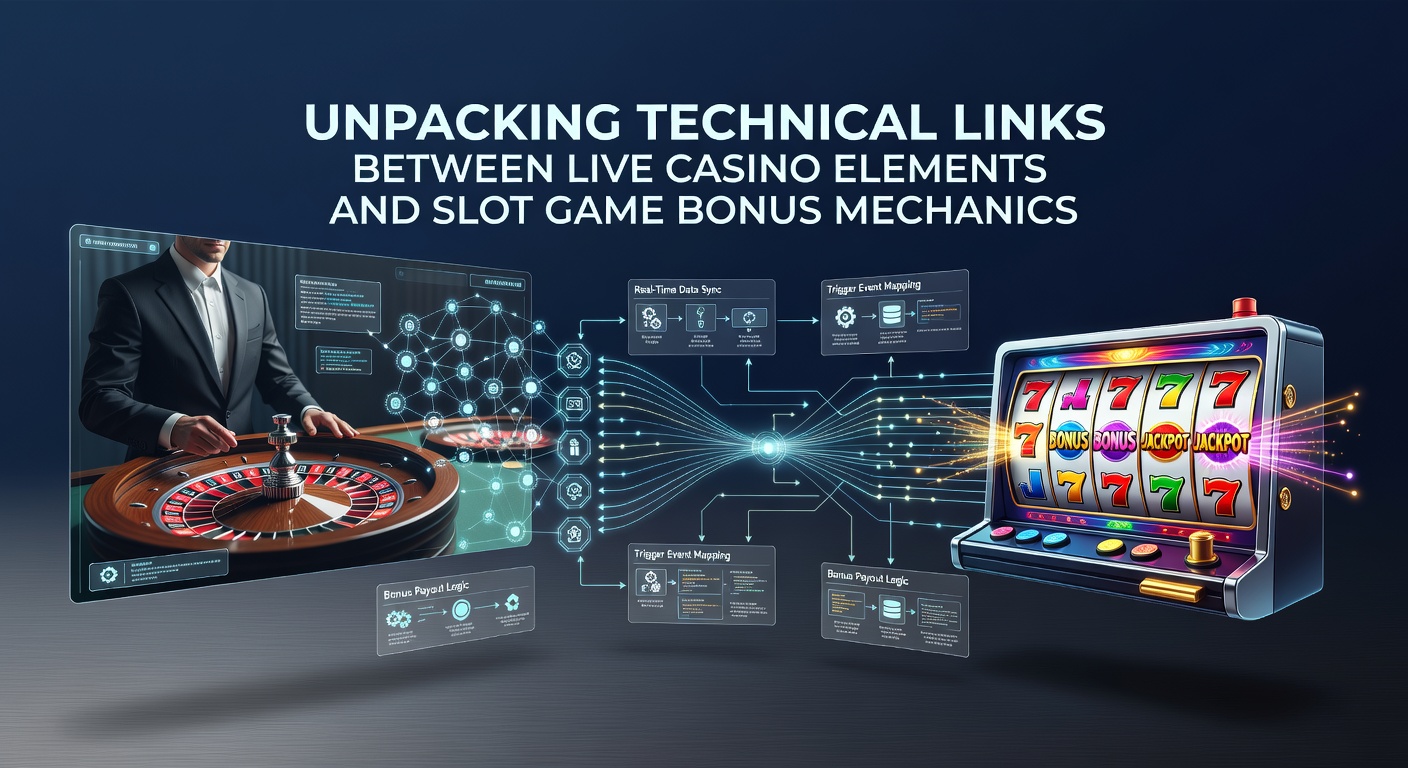 Diagram showing API connections between live dealer tables and slot bonus engines