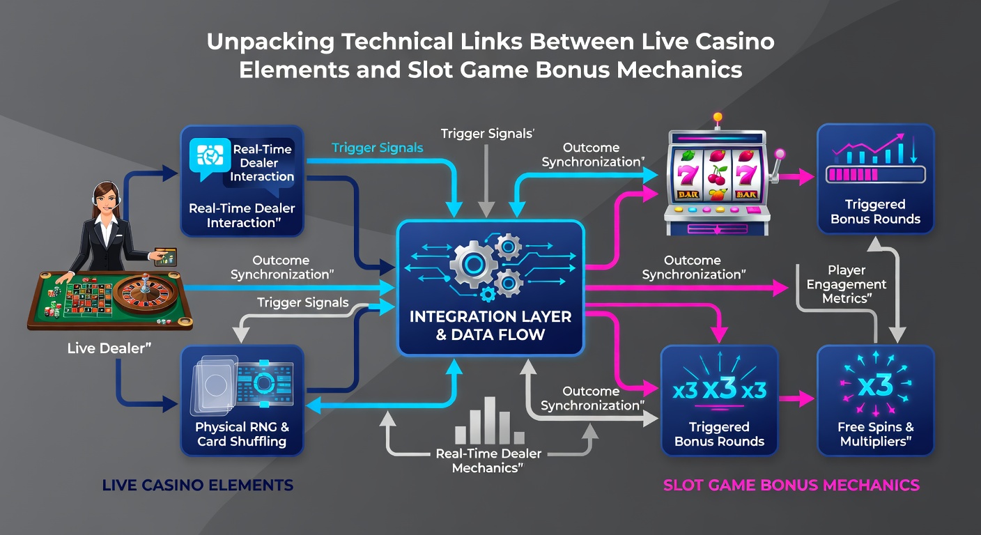 Flowchart of data pathways from live casino feeds into slot bonus algorithms